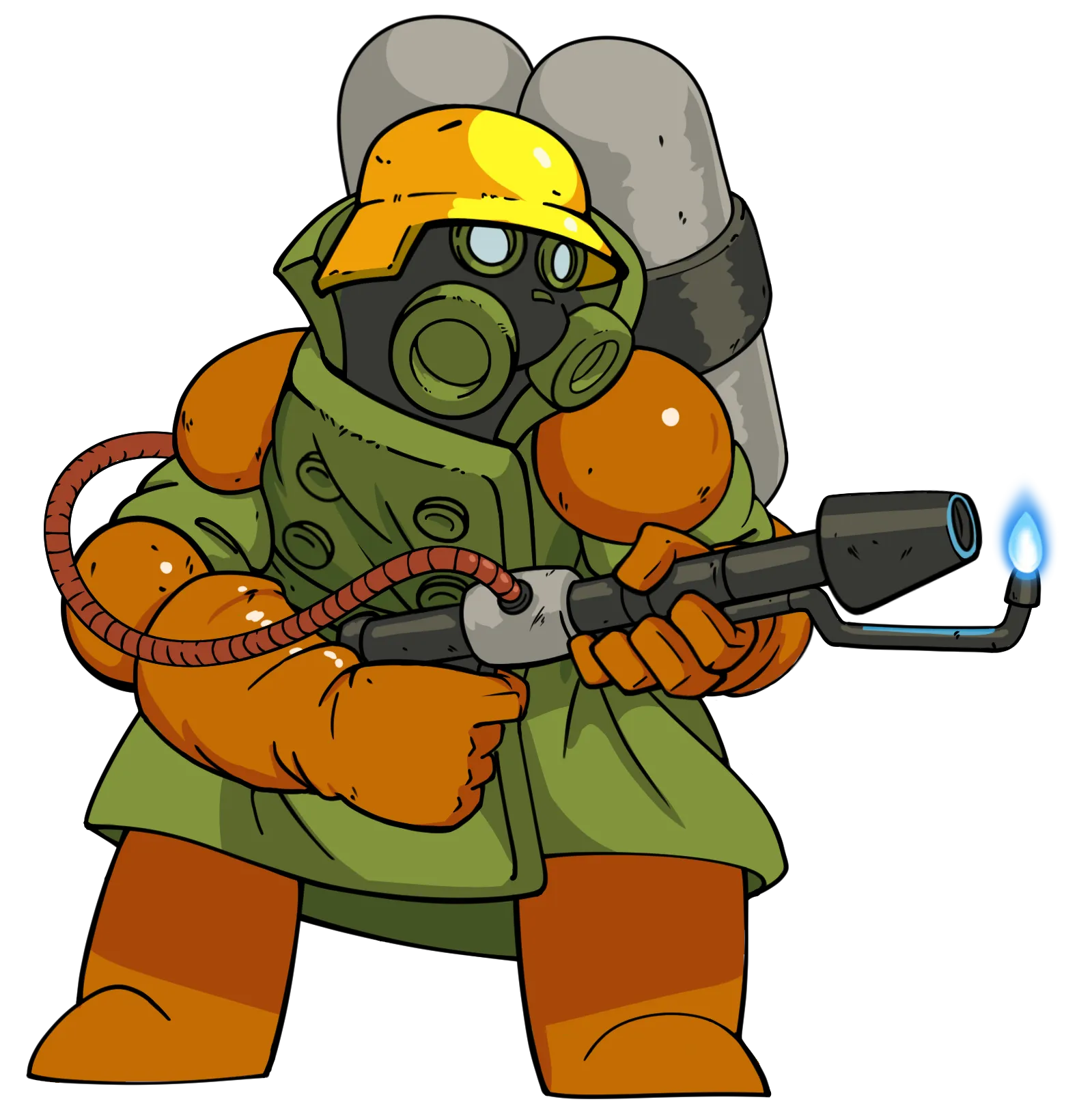 Battle Nations Flame Trooper